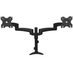 Startech Dual Monitor Arm Desk Clamp, Grommet Clamp Mount With Extension Arm, For 24in Screens