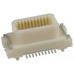 Hirose DF17 Series Straight Surface Mount PCB Header, 70 Contact(s), 0.5mm Pitch, 2 Row(s), Shrouded