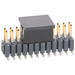 Molex Slim-Grid Series Straight Surface Mount Pin Header, 24 Contact(s), 1.27mm Pitch, 2 Row(s), Unshrouded