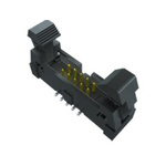 Samtec EHF Series Straight Surface Mount PCB Header, 10 Contact(s), 1.27mm Pitch, 2 Row(s), Shrouded