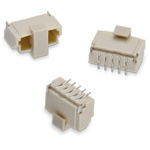 Wurth Elektronik WR-WTB Series Straight Surface Mount PCB Header, 6 Contact(s), 1.0mm Pitch, 1 Row(s), Shrouded
