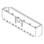 Molex Mighty-SPOX Series Straight Through Hole PCB Header, 3 Contact(s), 7.0mm Pitch, 1 Row(s), Shrouded