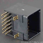 JST JFA J2000 Series Right Angle PCB Header, 12 Contact(s), 2.5mm Pitch, 2 Row(s), Shrouded