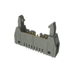 Amphenol Communications Solutions Quickie Series Right Angle Through Hole PCB Header, 26 Contact(s), 2.54mm Pitch, 2