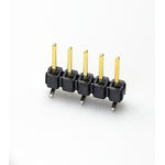 Samtec TSM Series Vertical Surface Mount Pin Header, 4 Contact(s), 2.54mm Pitch, 1 Row(s), Unshrouded
