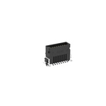 ERNI SMC Series Surface Mount PCB Header, 16 Contact(s), 1.27mm Pitch, 2 Row(s), Shrouded