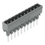 Wago 231 Series Straight Rail Mount Header, 10 Contact(s), 1.2mm Pitch, 1 Row(s), Unshrouded