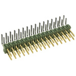 TE Connectivity AMPMODU MOD II Series Right Angle Through Hole Pin Header, 32 Contact(s), 2.54mm Pitch, 2 Row(s),