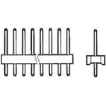 TE Connectivity MTA-156 Series Straight Through Hole Pin Header, 9 Contact(s), 3.96mm Pitch, 1 Row(s), Unshrouded