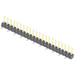 Samtec TSM Series Straight Surface Mount Pin Header, 22 Contact(s), 2.54mm Pitch, 1 Row(s), Unshrouded