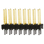 Samtec TSW Series Straight Through Hole Pin Header, 16 Contact(s), 2.54mm Pitch, 2 Row(s), Unshrouded