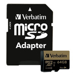 Verbatim 64 GB MicroSDHC Card Class 10, UHS-1 U3