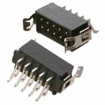 HARWIN Datamate L-Tek Series Straight Surface Mount PCB Header, 6 Contact(s), 2.0mm Pitch, 2 Row(s), Shrouded