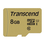 Transcend 8 GB MicroSDHC Card Class 10, UHS-I U1, UHS-I U3, V30