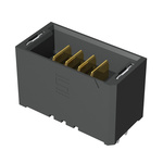 Samtec UMPT Series Straight Through Hole PCB Header, 4 Contact(s), 2.0mm Pitch, 1 Row(s), Shrouded