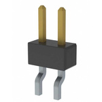 Samtec MMT Series Right Angle Surface Mount Pin Header, 2 Contact(s), 2.0mm Pitch, 1 Row(s), Unshrouded