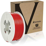 Verbatim 1.75mm Red PET-G 3D Printer Filament, 1kg