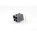 Molex Mega-Fit Series Right Angle PCB Header, 4 Contact(s), 5.7mm Pitch, 2 Row(s), Shrouded
