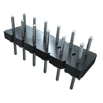 Samtec BDL Series Straight Through Hole Pin Header, 10 Contact(s), 2.54mm Pitch, 2 Row(s), Unshrouded