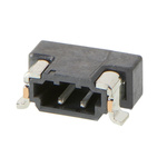 Molex Zero-Hachi Series Right Angle Surface Mount PCB Header, 2 Contact(s), 0.8mm Pitch, 1 Row(s), Shrouded