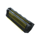 Samtec LSS Series Surface Mount PCB Header, 20 Contact(s), 0.635mm Pitch, 2 Row(s), Shrouded