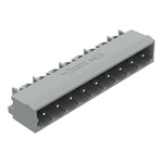 Wago 231 Series Angled PCB Mount PCB Header, 9 Contact(s), 5mm Pitch, 1 Row(s), Shrouded