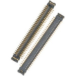 Molex SlimStack Series Straight Surface Mount PCB Header, 26 Contact(s), 0.4mm Pitch, 2 Row(s), Shrouded