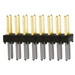 Samtec TSW Series Straight Through Hole Pin Header, 16 Contact(s), 2.54mm Pitch, 2 Row(s), Unshrouded