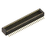 Hirose DF40 Series Straight Surface Mount PCB Header, 50 Contact(s), 0.4mm Pitch, 2 Row(s), Shrouded
