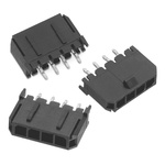 Wurth Elektronik WR-MPC3 Series Straight Through Hole PCB Header, 5 Contact(s), 3.0mm Pitch, 1 Row(s), Shrouded