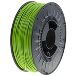 RS PRO 2.85mm Green PLA 3D Printer Filament, 1kg
