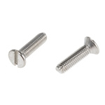 RS PRO, M3 Countersunk Head, 12mm Stainless Steel Slot A2 304