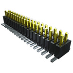 Samtec FTSH Series Straight Through Hole Pin Header, 10 Contact(s), 1.27mm Pitch, 2 Row(s), Unshrouded