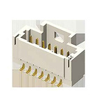 Samtec T1M Series Straight Surface Mount PCB Header, 10 Contact(s), 1.0mm Pitch, 1 Row(s), Shrouded
