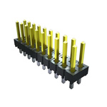 Samtec TSW Series Straight Through Hole Pin Header, 8 Contact(s), 2.54mm Pitch, 1 Row(s), Unshrouded