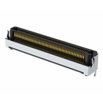 Samtec LSHM Series Straight Surface Mount PCB Header, 100 Contact(s), 0.5mm Pitch, 1 Row(s), Shrouded