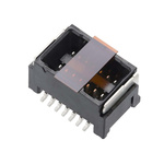 Molex Micro-Lock PLUS Series Vertical Surface Mount PCB Header, 6 Contact(s), 1.25mm Pitch, 2 Row(s), Shrouded