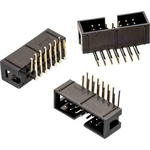 Wurth Elektronik WR-BHD Series Right Angle PCB Header, 10 Contact(s), 2.54mm Pitch, 2 Row(s)