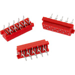 Wurth Elektronik WR-MM Series Straight PCB Header, 14 Contact(s), 2.54mm Pitch, 2 Row(s), Shrouded