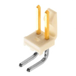 Molex KK 396 Series Right Angle Through Hole Pin Header, 2 Contact(s), 3.96mm Pitch, 1 Row(s), Unshrouded