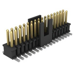 Samtec FTSH Series Horizontal PCB Header, 28 Contact(s), 1.27mm Pitch, 2 Row(s)