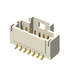 Samtec T1M Series Vertical PCB Header, 15 Contact(s), 1.0mm Pitch, 1 Row(s), Shrouded
