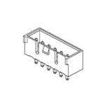 Molex Through Hole PCB Header, 4 Contact(s), 2.5mm Pitch, 1 Row(s), Shrouded