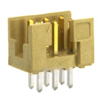 Amphenol ICC Minitek Series Through Hole PCB Header, 10 Contact(s), 2.0mm Pitch, 2 Row(s), Shrouded