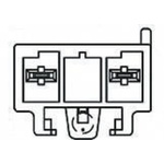 TE Connectivity Signal Double Lock Series Straight Through Hole PCB Header, 3 Contact(s), 2.5mm Pitch, 1 Row(s),