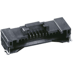 Hirose DF50 Series Right Angle Surface Mount PCB Header, 2 Contact(s), 1.0mm Pitch, 1 Row(s), Shrouded