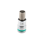 Wera 14mm Hex Socket With 1/2 in Drive , Length 60 mm
