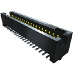 Samtec TFM Series Right Angle Surface Mount PCB Header, 80 Contact(s), 1.27mm Pitch, 2 Row(s), Shrouded
