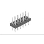 Hirose A3B Series Right Angle Through Hole Pin Header, 6 Contact(s), 2.0mm Pitch, 2 Row(s), Unshrouded