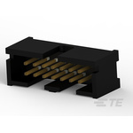 TE Connectivity Straight Through Hole PCB Header, 14 Contact(s), 2.54mm Pitch, 2 Row(s), Shrouded